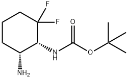 2089303-76-2 1,1-Dimethylethyl N-[(1R,6R)-6-amino-2,2-difluorocyclohexyl]carbamate